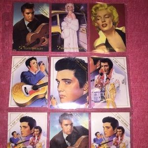 1993 Rockstreet Elvis and Marilyn Monroe Card Set